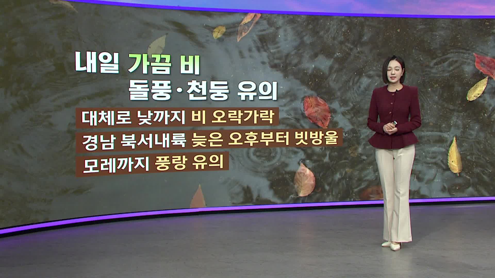 아이날씨- 가끔 비, 돌풍*천둥 유의