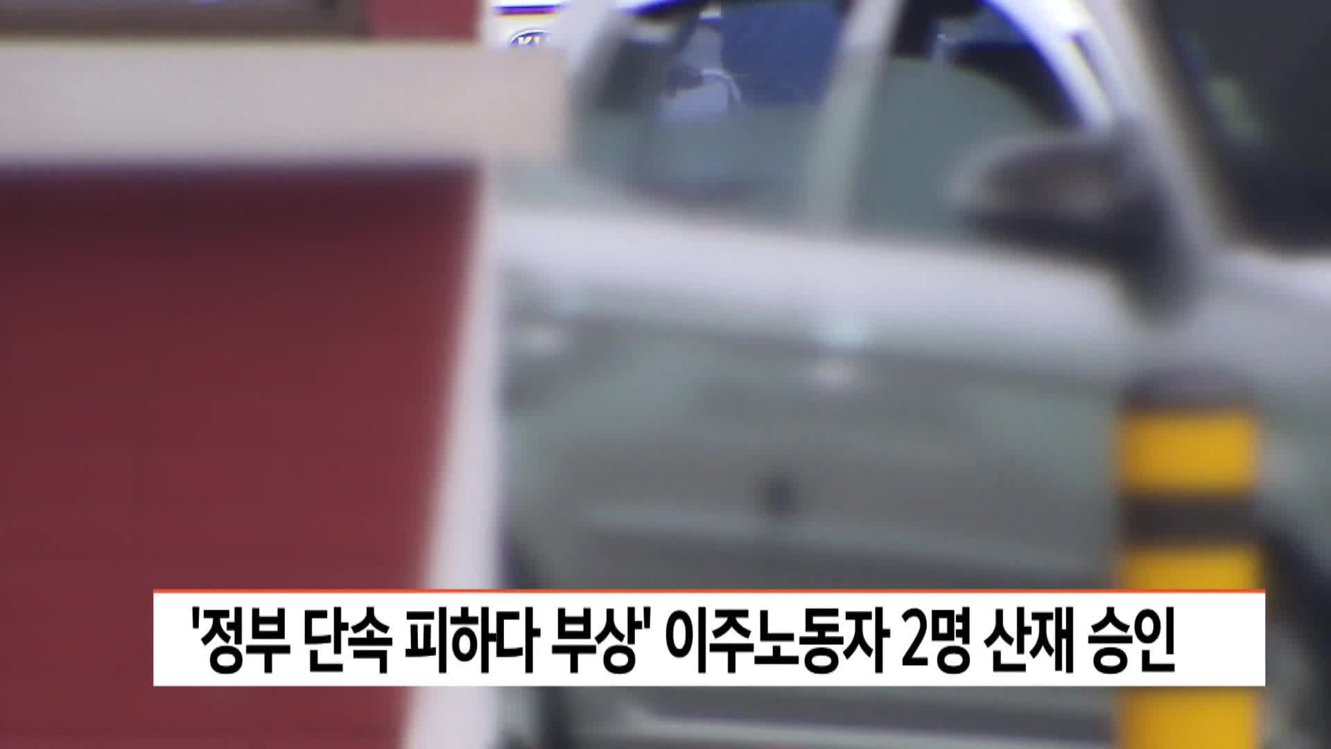 '정부 단속 피하다 부상' 이주노동자 2명 산재 승인