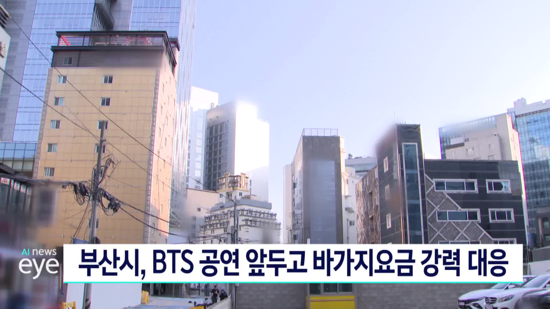 부산시, BTS 공연 앞두고 바가지요금 강력 대응