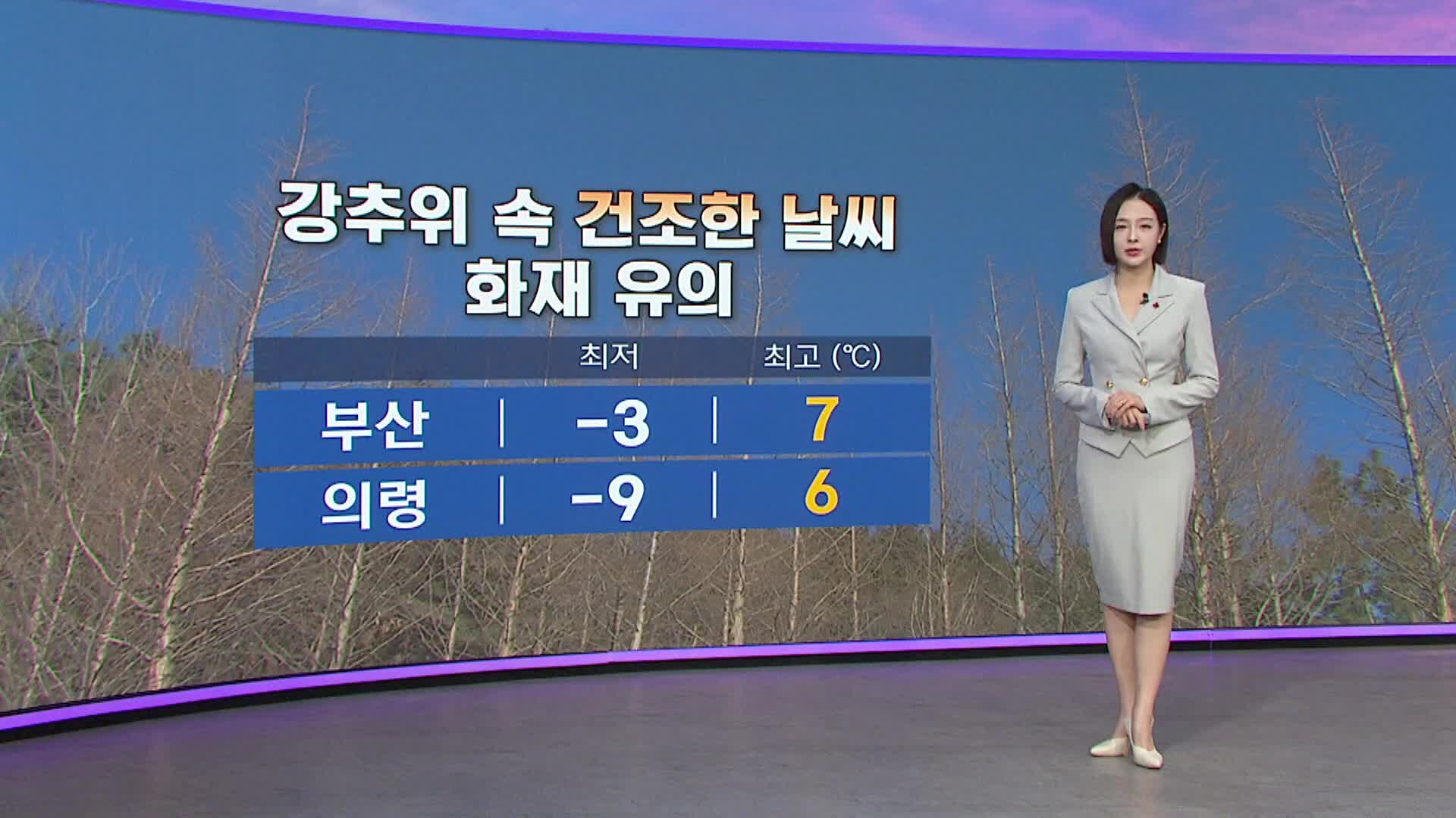  [아이 날씨] 기온 낮고 대체로 맑은 날씨