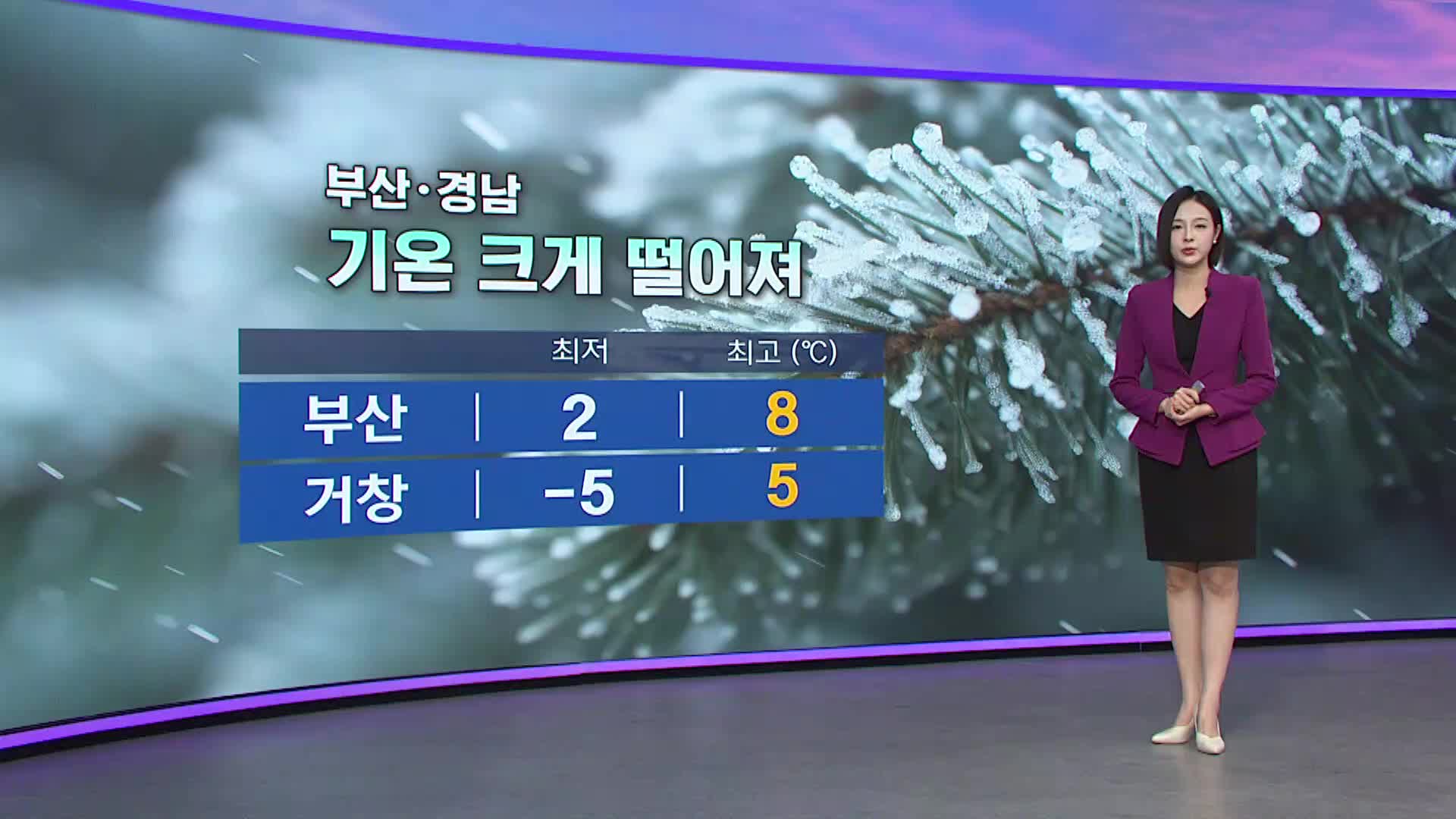 <뉴스아이 날씨>내일 낮 기온 크게 떨어져