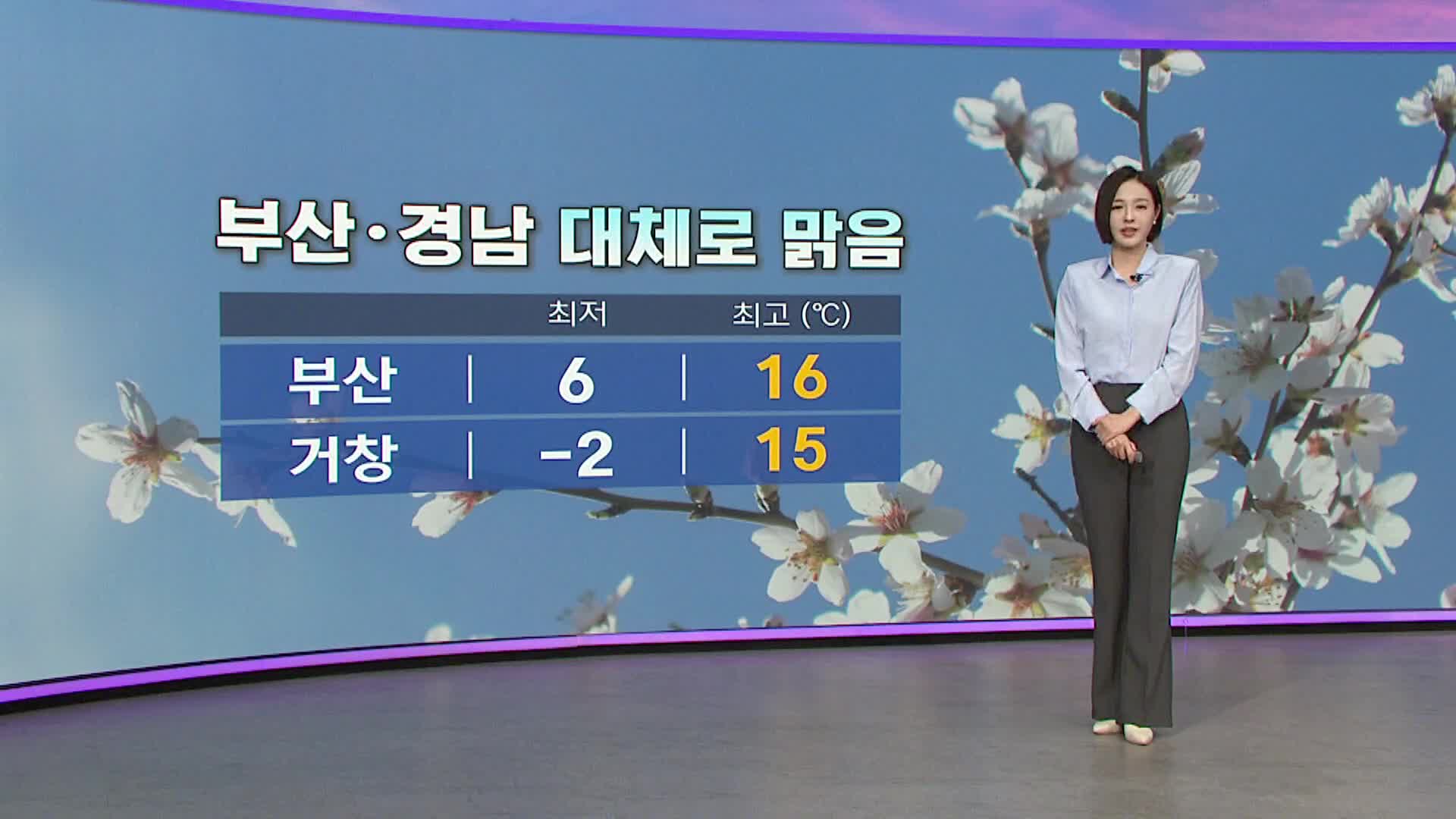 [아이 날씨] 대체로 맑음