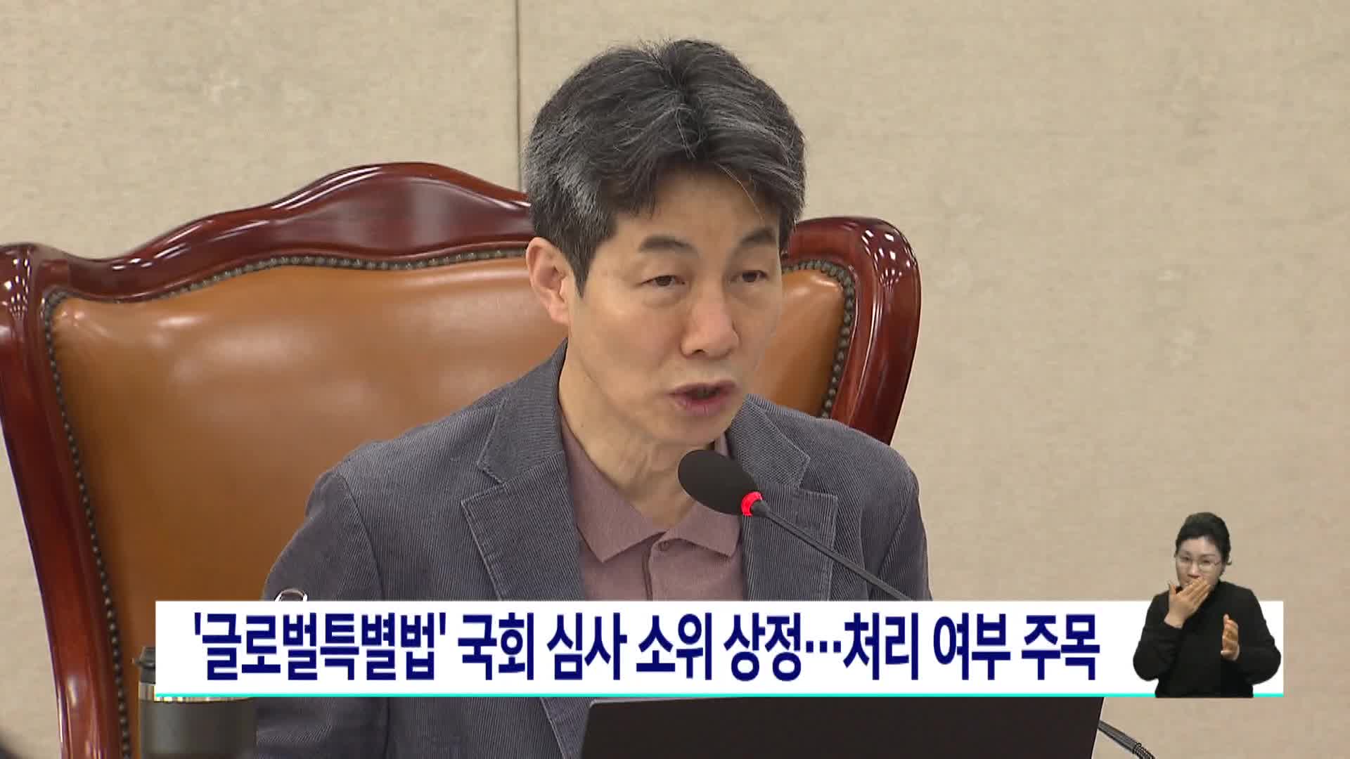 '글로벌특별법' 국회 심사 소위 상정..처리 여부 주목