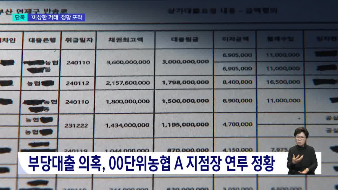 [단독] 사무장 병원 부당 대출에 지역 단위농협 연루?