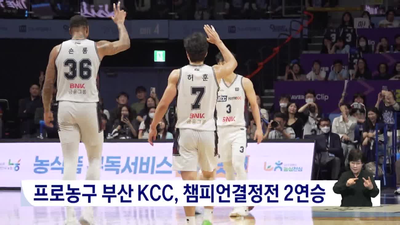 KCC 우승고지 보인다...'1위' 아이파크 돌풍도 계속