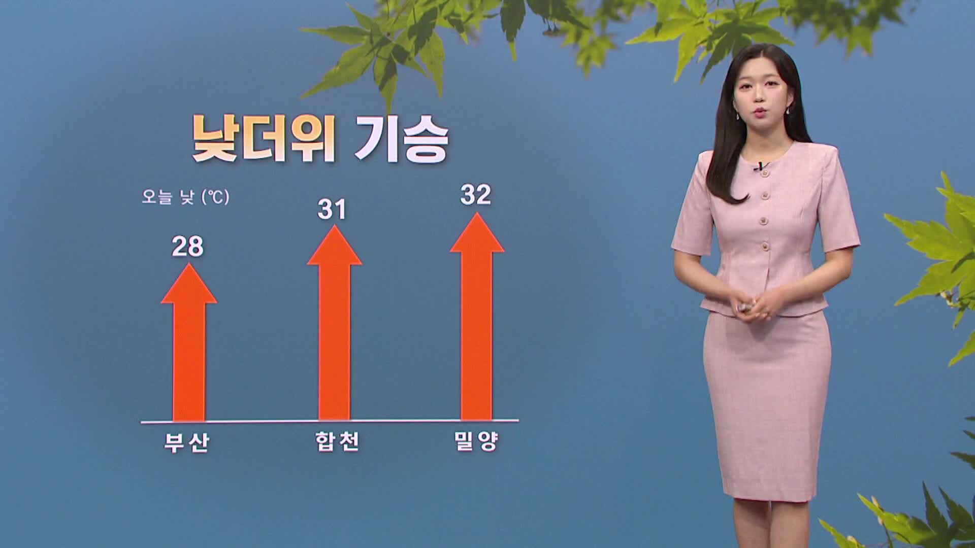  6월 첫날, 더위 기승..오늘 밤~내일 해안 중심 많은 비