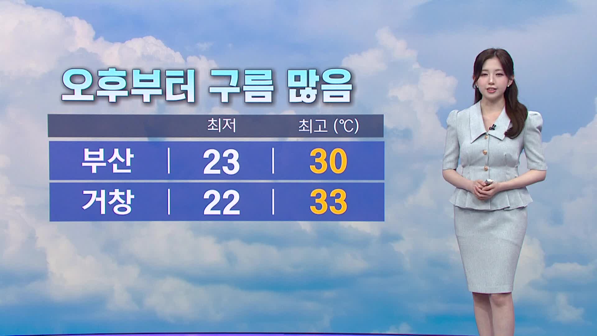 <뉴스아이 날씨>대체로 흐리다 오후부터 구름 많아