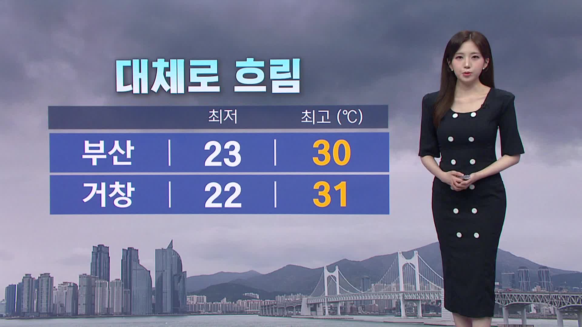 <뉴스아이 날씨>대체로 흐리고 새벽부터 비오는 곳도..