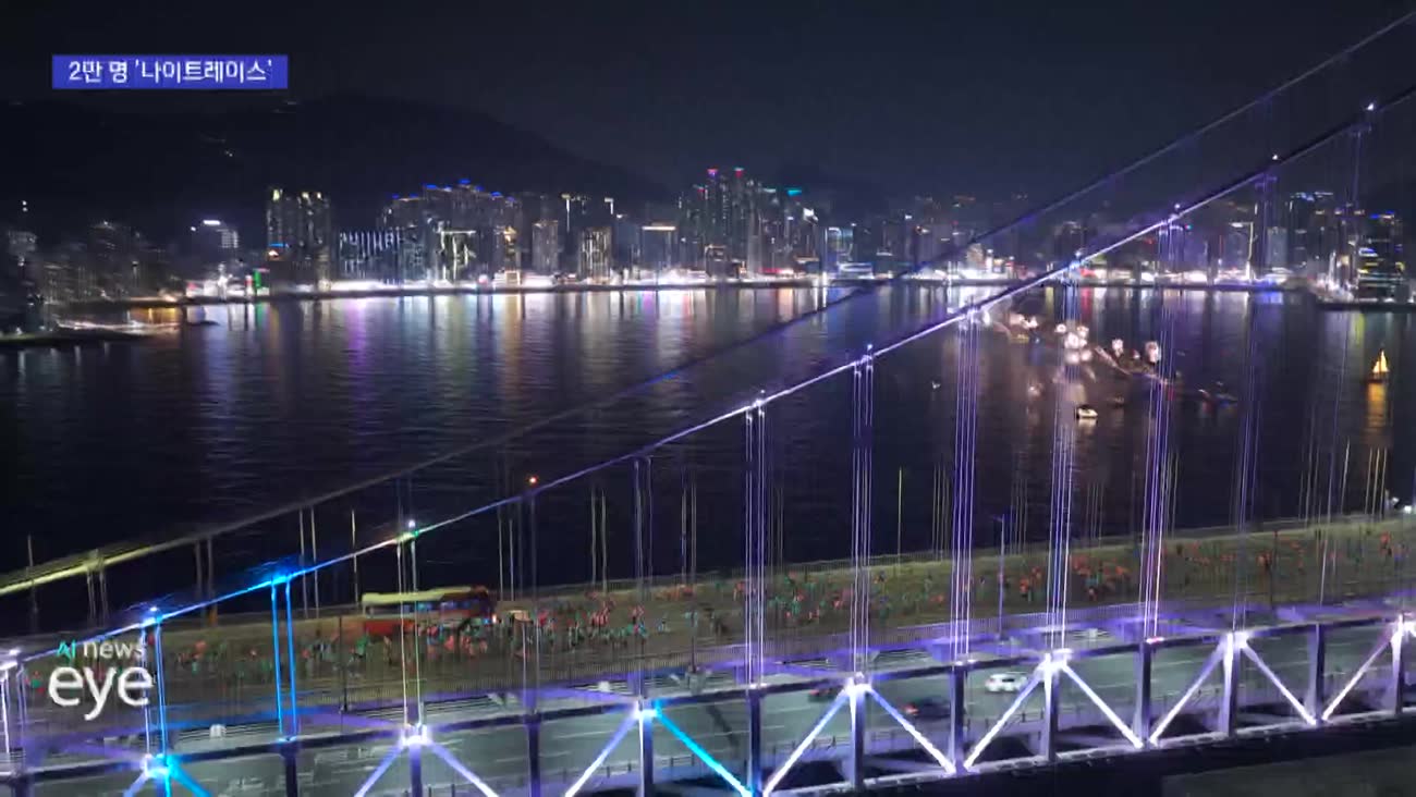 열대야 수놓은 2만 인파..2026 나이트레이스 인 부산 열려 