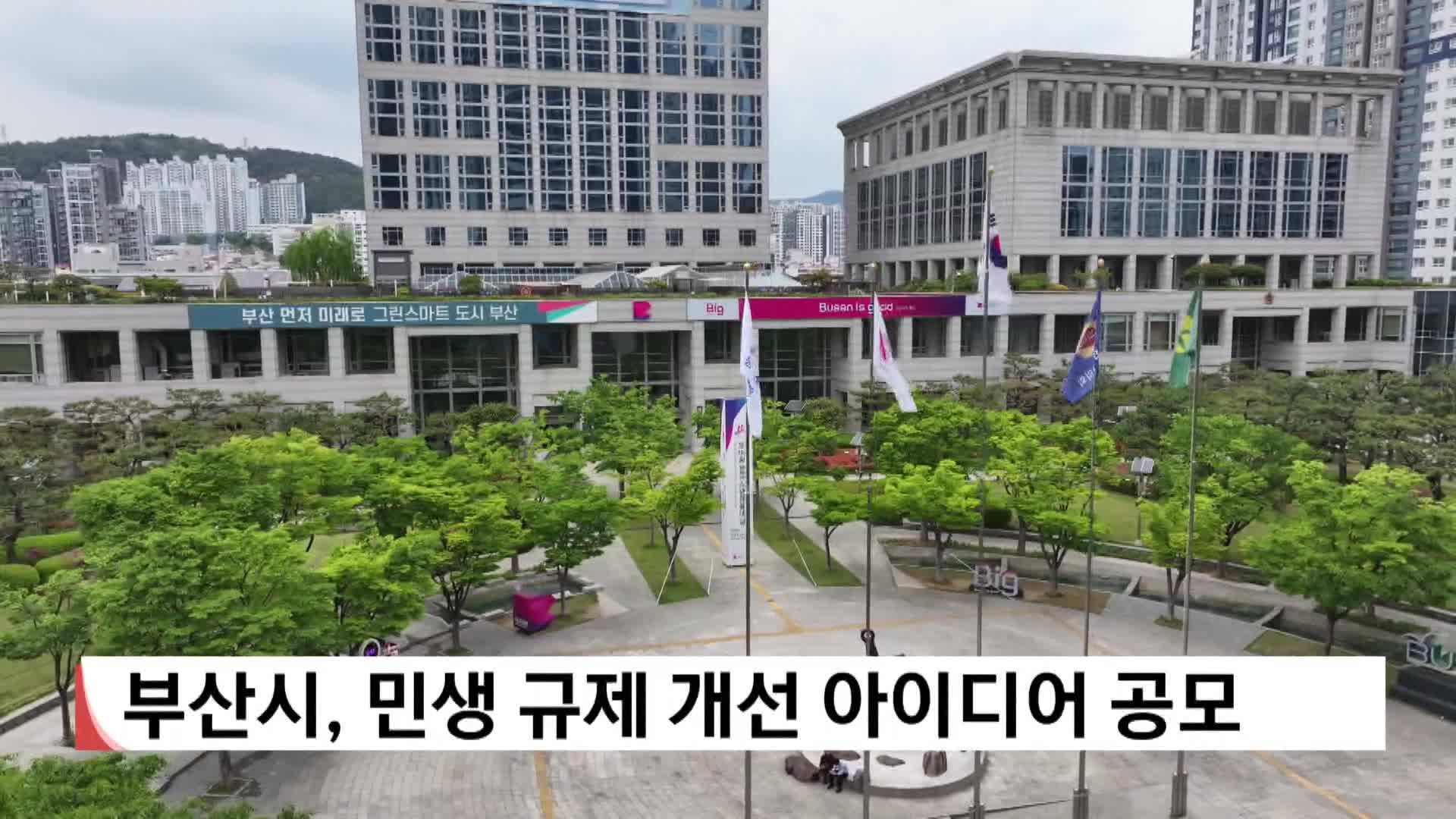 부산시, 민생규제 개선 아이디어 공모