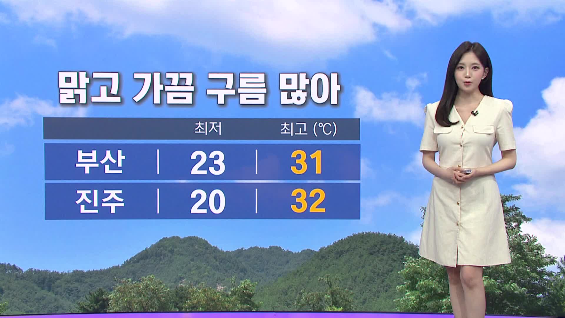 [아이 날씨]부산경남은 맑고 가끔 구름 많은 날