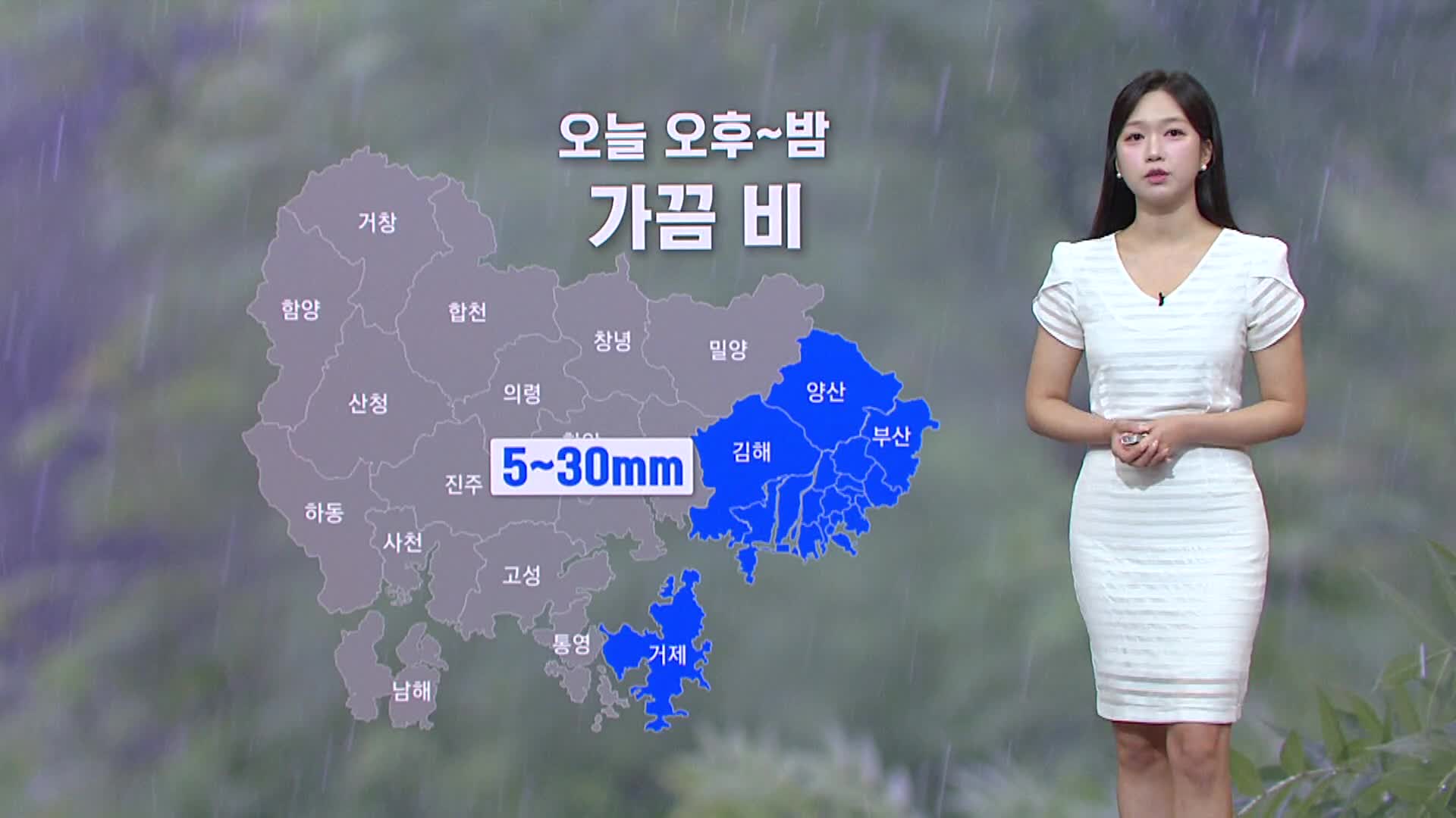 [모닝와이드 날씨]-오늘 곳곳 비·소나기..한낮 무더위