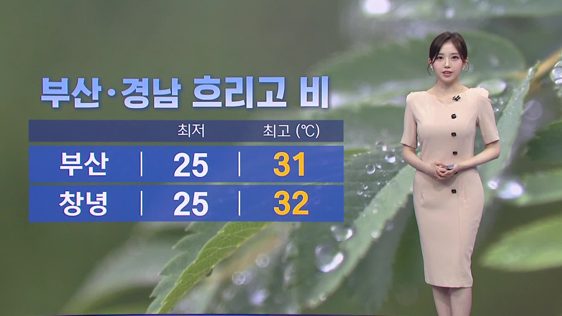<뉴스아이 날씨>대체로 흐리고 비 오는 곳도