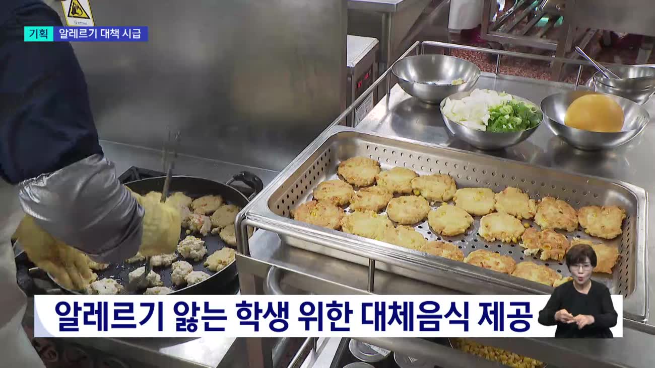  학생 알레르기 증가…학교 급식도 대응 강화