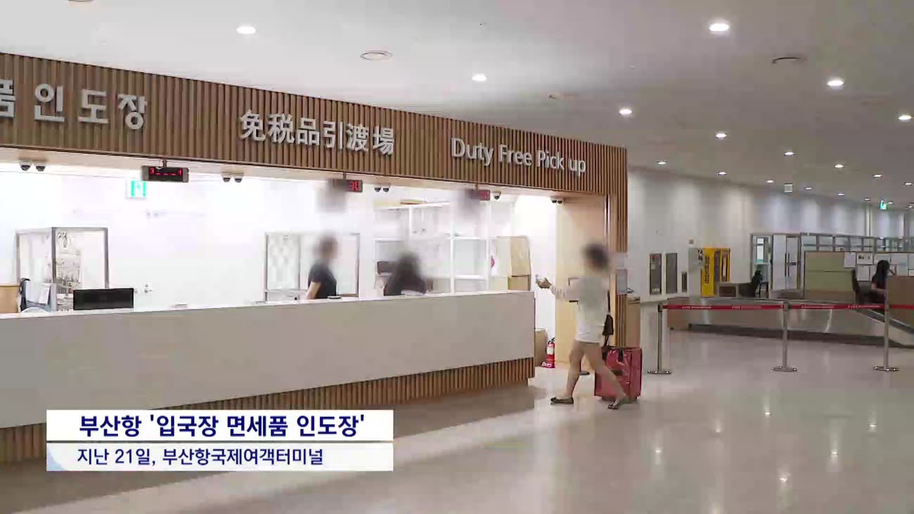 입국장 인도장 김해공항 도입 힘 실려