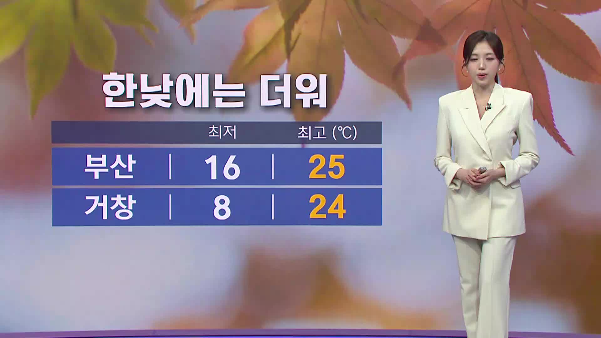 [아이 날씨]경남 남부지역 구름 많은 날씨